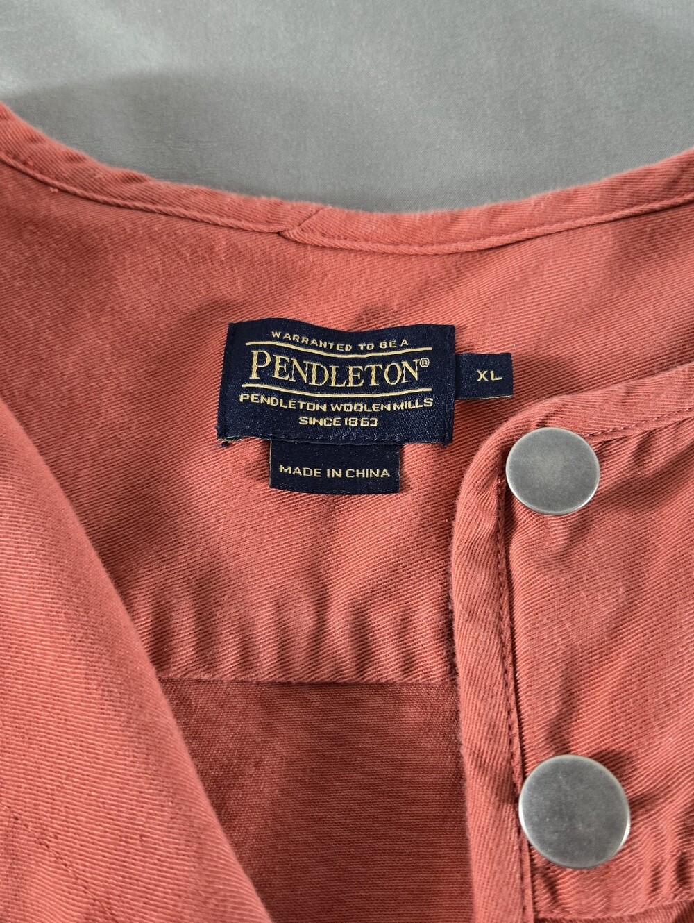 Pendleton Coral Button-Front Jean Jacket - Picture 2 of 6